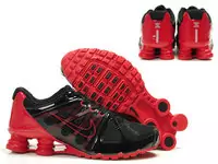 shox agent+ nike hombre chaussures new style mm fly wire noir rouge